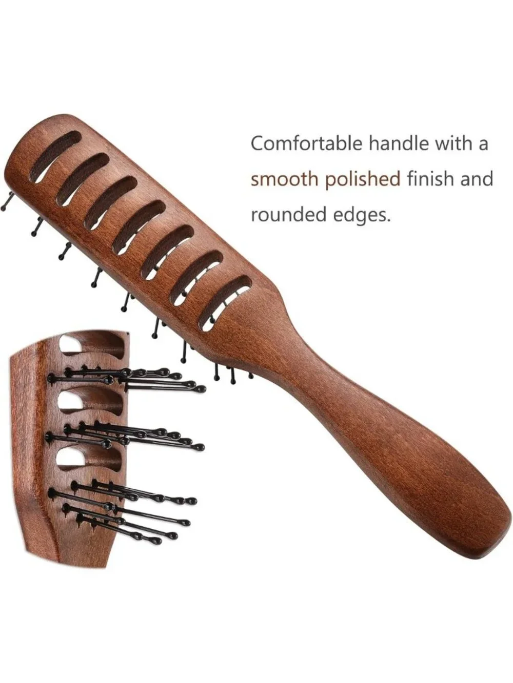 Vented Hair Brush for Blow Drying & Styling - Volumizing Brush for All Hair